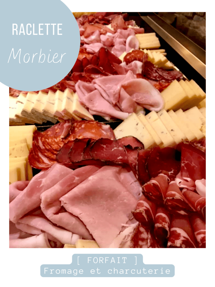 [ Forfait ] Raclette MORBIER ･ Qté/Pers.