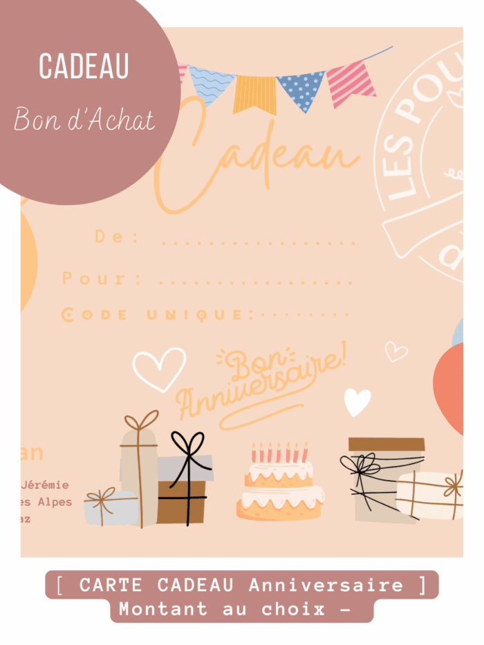 Carte cadeau ・Anniversaire